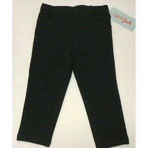 2 Pairs Cat & Jack 18 m Black  Jeggings - New